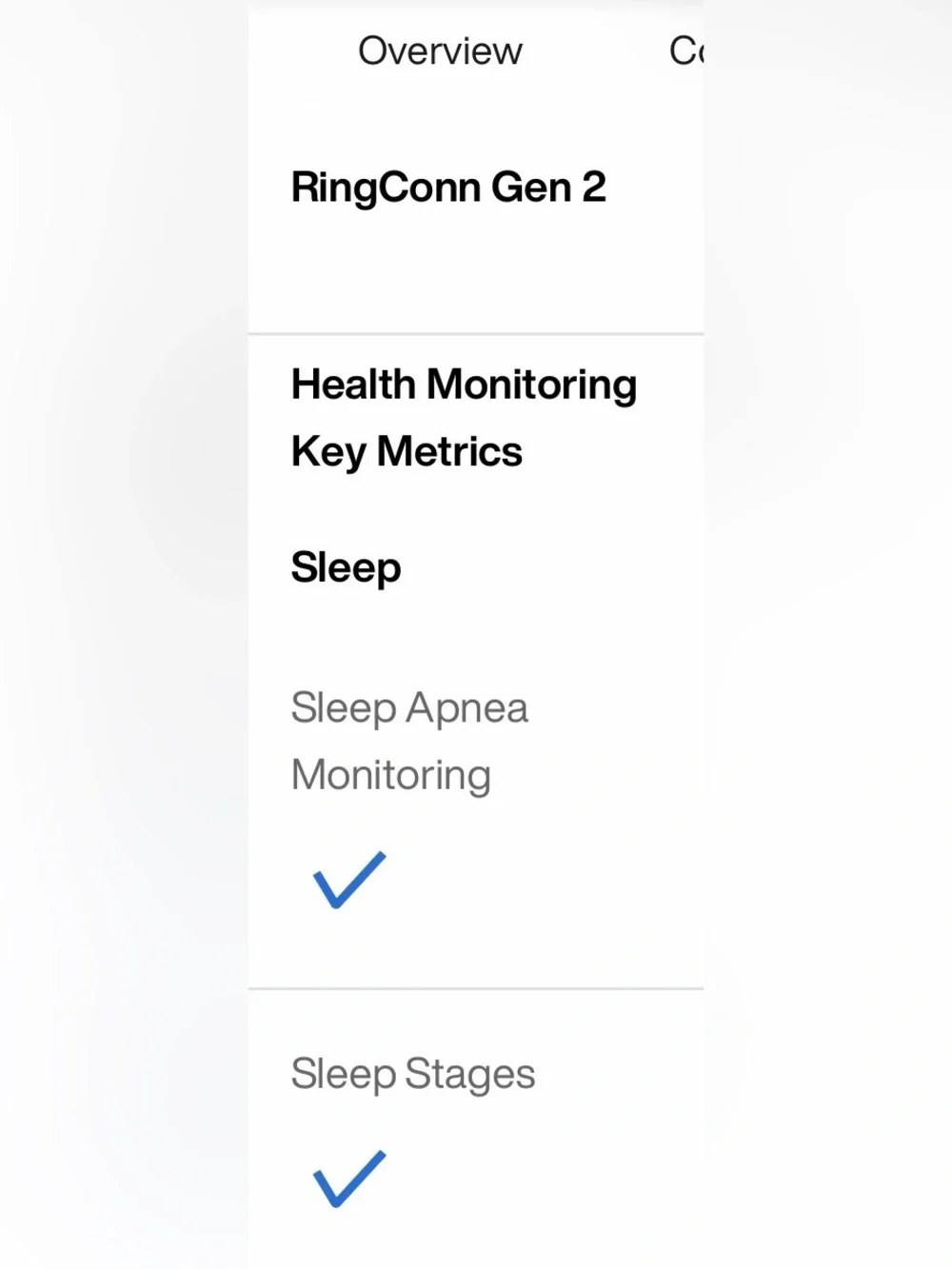 RingConn Gen 2 Smart Ring- Size 8 - Royal Gold + Charging Case & Sizing Kit